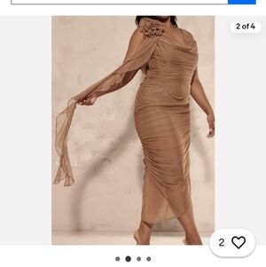 Brand New Elegant Brown Women's Dress